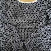 Mi proyecto del curso: Top-down: prendas a crochet de una sola pieza. Fashion Design, Fiber Arts, DIY, Crochet, and Textile Design project by andrevaher - 10.10.2023