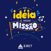 Lettering "Sua idéia é nossa missão". Lettering, T, pograph, Design, Digital Lettering, Digital Illustration, Poster Design, and Calligraph project by Olga Guedes - 09.24.2023