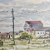 My project for course: Contemporary Watercolor Landscape Painting. Fine Arts, and Watercolor Painting project by jolyaube - 10.06.2023