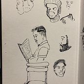 The Joys of Public Transportation. Projekt z dziedziny Sketching użytkownika Kyle Hintz - 12.10.2023