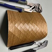 Wood textile experiment. Un progetto di Falegnameria  di Samuel L - 11.10.2023