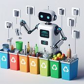 Clasificación de residuos. Un proyecto de Programación, Desarrollo Web e Inteligencia Artificial de superblobe - 12.10.2023