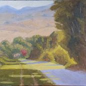 Mi proyecto del curso: Pintura al óleo de paisajes: explora la luz. Traditional illustration, Fine Arts, Pencil Drawing, Oil Painting, and Naturalistic Illustration project by Alessandro Chama - 10.13.2023