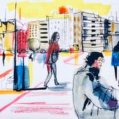 Curso de Inma Serrano. Traditional illustration project by m j - 10.13.2023