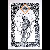 Mi proyecto del curso: Ilustración realista de pájaros con elementos creativos. Pencil Drawing, Drawing, Ink Illustration, and Naturalistic Illustration project by Celina Saavedra - 10.09.2023