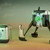 Meu projeto do curso: Introdução à modelagem hard surface fiz tudo com blender pois não tenho a licença do 3d max. 3D, and 3D Modeling project by Rafael Azevedo - 10.10.2023