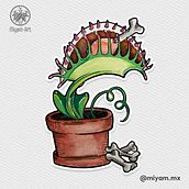 Día 13: Planta #31Days31Drawings2023. Un proyecto de Ilustración tradicional de Miriam Yamamoto - 13.10.2023