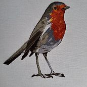 Mi proyecto del curso: Pintar con hilo: técnicas de ilustración textil. Traditional illustration, Embroider, and Textile Design project by Lilian Mariela - 10.14.2023