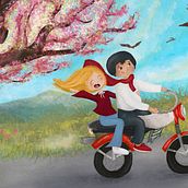 Mein Abschlussprojekt für den Kurs: Kinderbuchillustrationen in Procreate: Male magische Szenerien Ein Projekt aus dem Bereich Digitale Illustration, Kinderillustration, Digitale Malerei und Bilderbücher von Melissa Richter - 14.10.2023