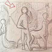 Mi proyecto del curso: Fundamentos del dibujo de personas a partir de la imaginación. Ilustração tradicional, Artes plásticas, Esboçado, Desenho a lápis, Desenho, Desenho artístico, e Desenho anatômico projeto de Lucía Ezquerro Terés - 14.10.2023