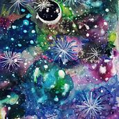 Mi Galaxia personal. Traditional illustration project by Concepción Gallardo Florido - 10.14.2023