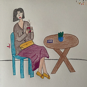 Mi proyecto del curso: Creación de personajes a partir de dibujos de observación. Traditional illustration, Character Design, Drawing, and Sketchbook project by Deisy González - 10.14.2023