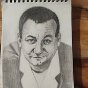 Mon projet du cours : Portrait réaliste au crayon graphite. Traditional illustration, Fine Arts, Sketching, Pencil Drawing, Drawing, Portrait Drawing, Realistic Drawing, Artistic Drawing, and Figure Drawing project by jpaul_poupart - 10.15.2023
