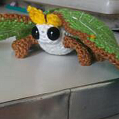 Meu projeto do curso: Design e criação de amigurumis, luna moth. Un projet de Artisanat, Conception de jouets, Art textile, DIY, Crochet, Amigurumi , et Design textile de gabriel_nlima2 - 14.10.2023