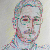 Meu projeto do curso: Desenho de retratos vibrantes com lápis de cor. Desenho, Desenho de retrato, Sketchbook, e Desenho com lápis de cor projeto de Érico José - 15.10.2023