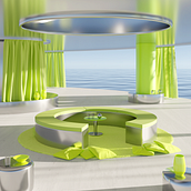 Mi proyecto del curso: ArchViz de interiores surrealistas por @tapi3000. Un progetto di Architettura, Architettura d'interni, Architettura digitale e ArchVIZ di nacho3000 - 15.10.2023