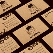 Sentieri - Création d'une marque de glace  . Design grafic de Chiara Barbato - 06.01.2023