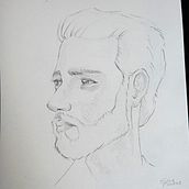 Meu projeto do curso: Caderno de retratos: explore o rosto humano. Sketching, Drawing, Portrait Drawing, Artistic Drawing, and Sketchbook project by silviacaroline08 - 10.16.2023