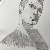 My project for course: Artistic Portrait Drawing: Capture Authentic Expressions. Un progetto di Illustrazione tradizionale, Belle arti, Bozzetti, Disegno a matita, Disegno, Disegno di ritratti, Disegno realistico, Disegno artistico e Disegno anatomico di Rachel Klopfenstein - 16.10.2023