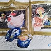 My project for course: Illustration Techniques to Unlock your Creativity. Design, Traditional illustration, Fine Arts, Painting, Creativit, and Creating with Kids project by Satu Salmivirta - 10.17.2023