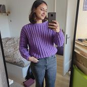 Mi proyecto del curso: Crochet: crea prendas con una sola aguja. Fashion Design, Fiber Arts, DIY, Crochet, and Textile Design project by Alba - 10.17.2023