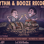 THE RHYTHM & BOOZE PROJECT. Digital Illustration, and Graphic Design project by Adrian Borque - 10.17.2023
