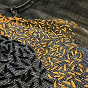 Mi proyecto del curso: Bordado: reparación de prendas. Embroider, Sewing, DIY, Upc, cling, and Textile Design project by Aguadementa - 10.17.2023