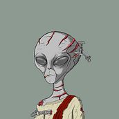 ALIEN. Un progetto di Illustrazione tradizionale, Pubblicità, Character design, Belle arti, Graphic design e Progettazione di giochi di sorovisk - 18.10.2023