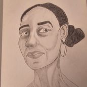 Mon projet du cours : Carnet de portraits : explorez le visage humain. Sketching, Drawing, Portrait Drawing, Artistic Drawing, and Sketchbook project by mariel14 - 10.18.2023