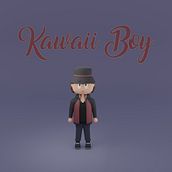 Mi proyecto del curso: Creación de personajes kawaii en 3D con Blender Ein Projekt aus dem Bereich Traditionelle Illustration, Design von Figuren, Digitale Illustration, 3-D-Modellierung und Manga von Yeferson Sebastian Raba Gonzalez - 18.10.2023