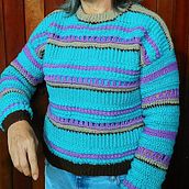 Mi proyecto del curso: Prendas a crochet llenas de color y textura. Un proyecto de Diseño de moda, Tejido, Crochet y Diseño textil de Olga González - 18.10.2023