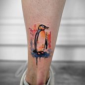 Mein Abschlussprojekt für den Kurs: Tätowiertechniken: Aquarell-Kunst auf der Haut. Traditional illustration, Painting, Watercolor Painting, and Tattoo Design project by nike_ink_and_art - 10.19.2023