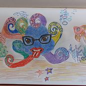 Il mio progetto del corso: Tecniche di illustrazione per sbloccare la tua creatività. Projekt z dziedziny Design, Trad, c, jna ilustracja,  Sztuki piękne,  Malarstwo, Kreat, wność, Kreat, wne zabaw, z dziećmi i Sketchbook użytkownika Barbara - 20.10.2023