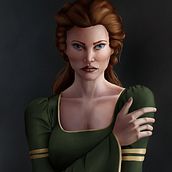 Noblewoman. Een project van  Beeldende kunst y Digitale illustratie van Ashley Shupe - 16.10.2023