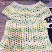 Mi proyecto del curso: Técnicas de crochet para crear prendas coloridas. Fashion Design, Fiber Arts, DIY, Crochet, and Textile Design project by parito500 - 10.20.2023