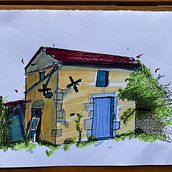 My project for course: Expressive Architectural Sketching with Colored Markers. Sketching, Drawing, Architectural Illustration, Sketchbook & Ink Illustration project by julius_plindastus - 10.21.2023