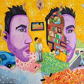 Mi proyecto del curso: Ilustración surrealista con acuarela y tinta. Traditional illustration, Fine Arts, Painting, Drawing, and Watercolor Painting project by Pedro Zagitt - 10.21.2023