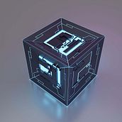 Sci-fi Cube . Un projet de Design , 3D, Design graphique , et Conception de jeux vidéo de Jovenel Monilla - 21.10.2023