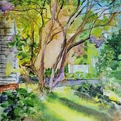 My project for course: Dreamy Watercolor Landscapes: Paint with Light. Painting, and Watercolor Painting project by NANCY POLO - 10.21.2023
