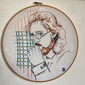 My project for course: Creation of Embroidered Portraits. Embroider, and Textile Design project by Lorrie Vancouver - 01.18.2022