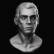 Meu projeto do curso: Retrato 3D realista com ZBrush e KeyShot. 3D, 3D Modeling, and 3D Character Design project by Matheus Fuentes - 10.22.2023