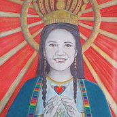 Vírgenes Latinas. Traditional illustration project by Verónica Roggero - 10.15.2023