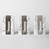 Brew Coffee . % Celia Sáez Cortijo tarafından hazırlanan Tasarım, Markalaşma ve Kimlik, Ve Ambalajlama projesi - 10.23.2023
