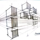 Mi proyecto del curso: Dibujo arquitectónico con acuarela y tinta. Sketching, Drawing, Watercolor Painting, Architectural Illustration, Sketchbook & Ink Illustration project by Andrés Navas - 10.23.2023
