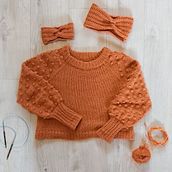 Mijn project van de cursus: Brei met de raglanmethode van boven naar onder. DIY, Knitting, and Textile Design project by Kristel - 10.19.2023