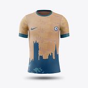 Football kit consept Design based on art. Un projet de Design graphique , et Estampe de nikostriantis9 - 23.10.2023