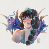 My project for course: Cartoon-Style Character Portraits with Procreate. Character Design, Digital Illustration, Digital Drawing, and Digital Painting project by Pola Green - 10.23.2023