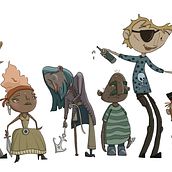 Mein Abschlussprojekt für den Kurs: Die Fabrik der illustrierten Charaktere. Traditional illustration, Character Design, Digital Illustration, Children's Illustration, and Narrative project by marlene_lang_888 - 10.24.2023