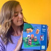 Djeco Memo Sono, juego de memoria sonoro Ein Projekt aus dem Bereich Design von Figuren, Spieldesign, Produktdesign, Spielzeugdesign, Digitale Illustration und Kinderillustration von Isa Pirracas - 24.10.2023
