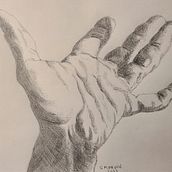 My project for course: Anatomical Drawing of Limbs, Hands and Feet. Un progetto di Belle arti, Bozzetti, Disegno a matita, Disegno, Disegno di ritratti, Disegno realistico, Disegno artistico, Sketchbook, Disegno anatomico e Illustrazione con inchiostro di Grant Marven - 25.10.2023